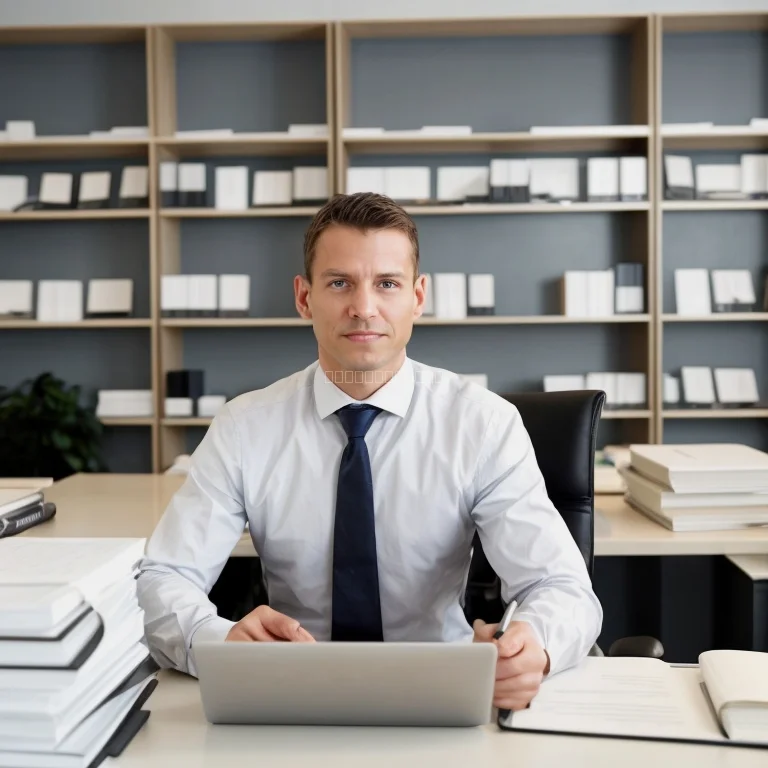 Vertragsunterzeichnung in einem modernen Büro
